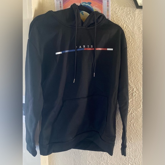 Black Paris Hoodie - Picture 1 of 4
